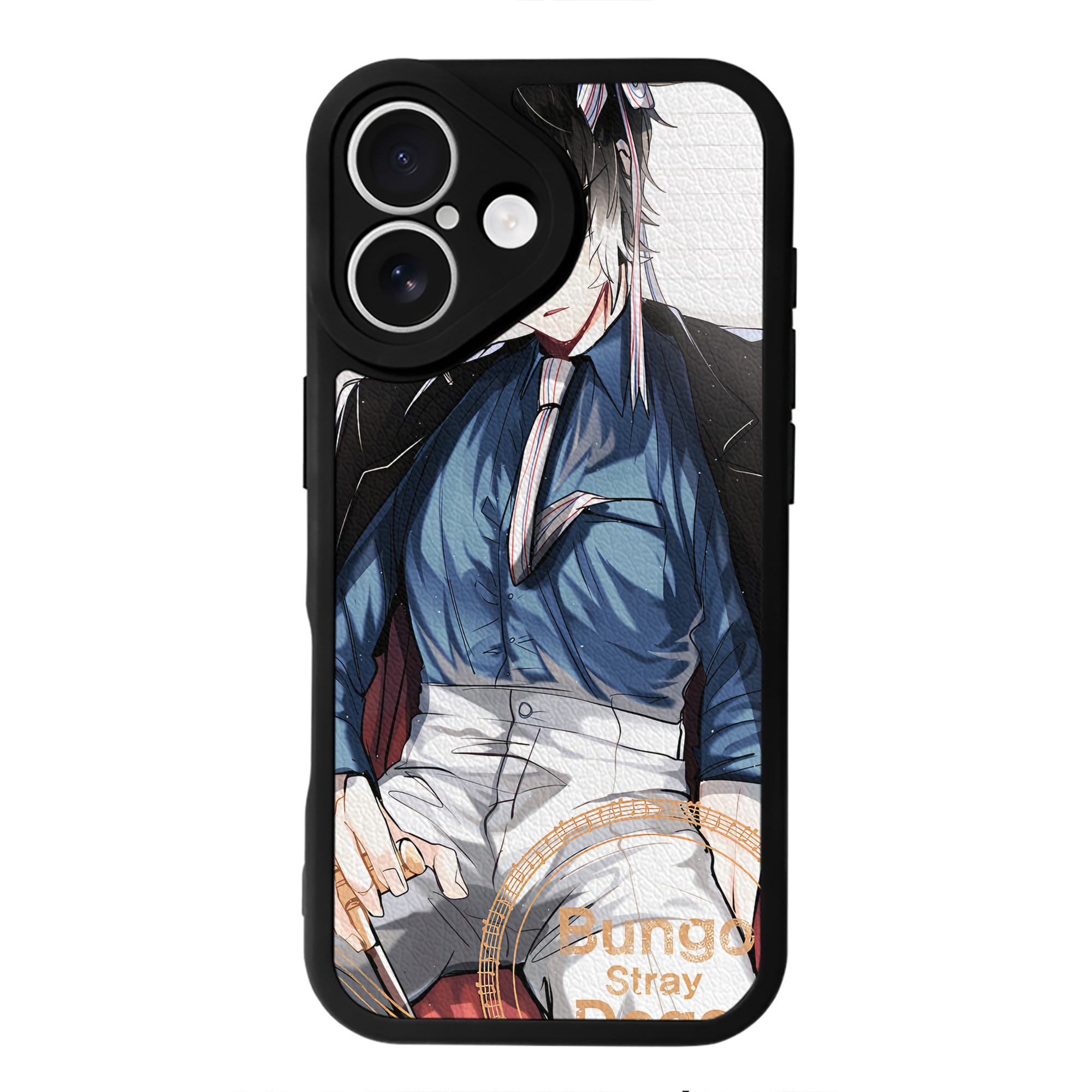 （画像用） 文豪ストレイドッグス Bungo Stray Dogs 【iPhone 16シリーズ対応】シリコンスマホケース（レザー調） 材質：シリコン